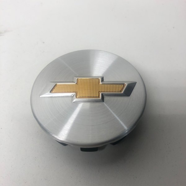Replikaz® - Machined Silver Replacement Wheel Center Cap With Chevy Logo