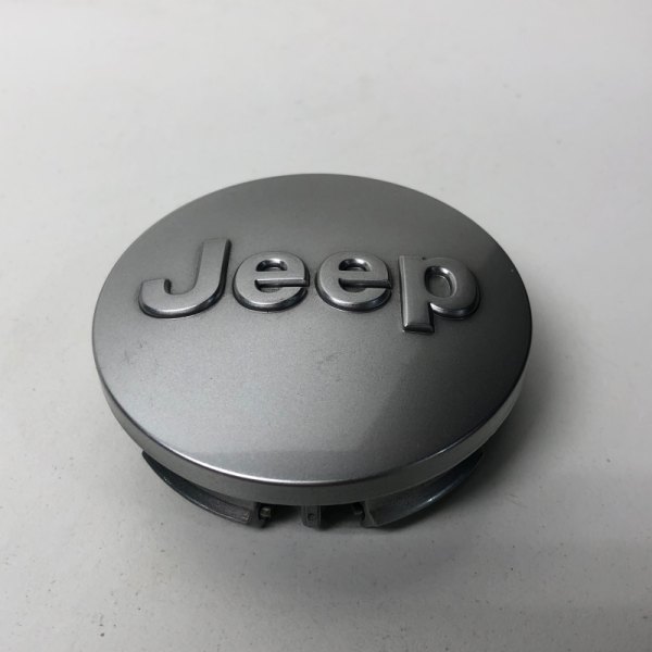 Replikaz® - Silver Wheel Center Cap With Raised Jeep Logo