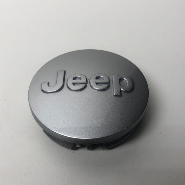 Replikaz® - Silver Replacement Wheel Center Cap With Raised Jeep Logo