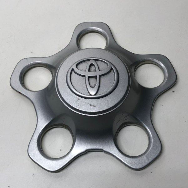 Replikaz® - Silver Wheel Center Cap With Embossed Toyota Logo