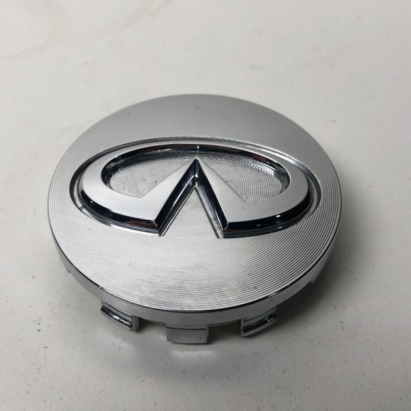 Replikaz® - Silver Wheel Center Cap With Chrome Embossed Infinity Logo
