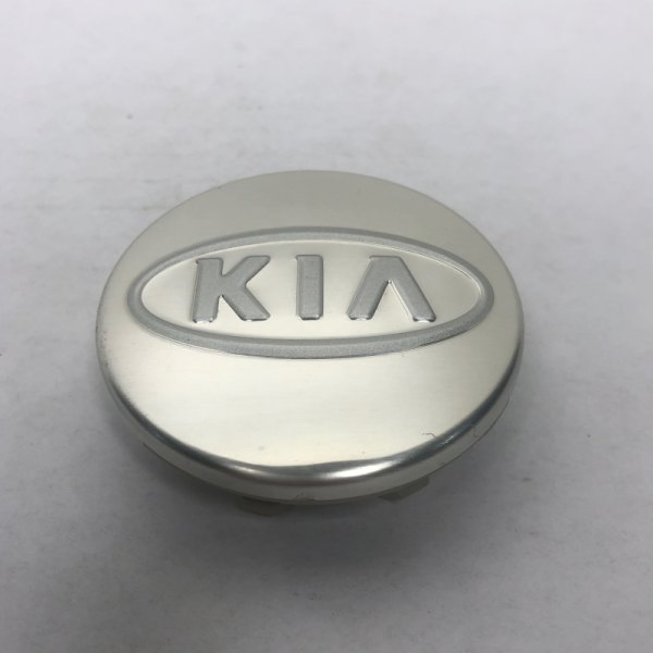 Replikaz® - Silver Wheel Center Cap With Chrome Kia