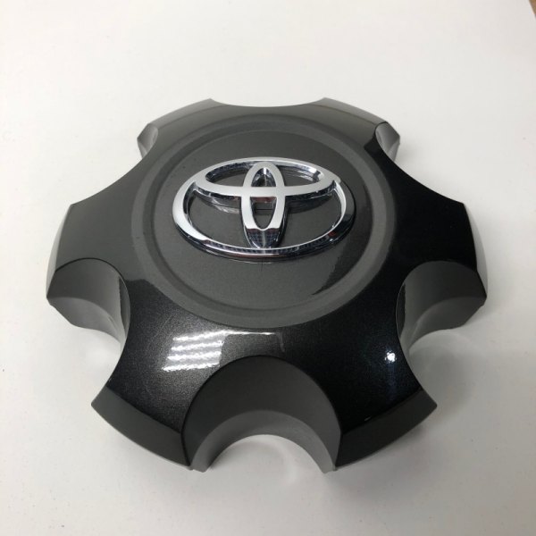 Replikaz® - Charcoal Replacement Wheel Center Cap With Chrome Toyota Logo