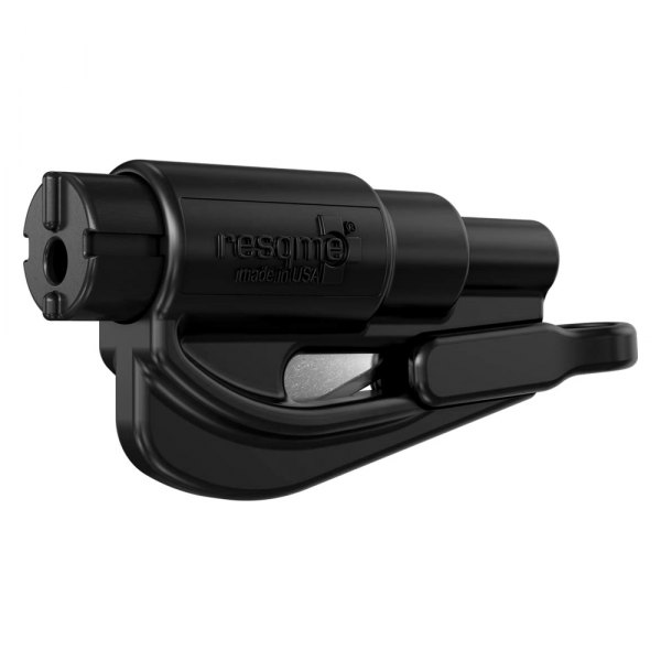 resqme® - Black Seatbelt Cutter and Window Breaker Tool
