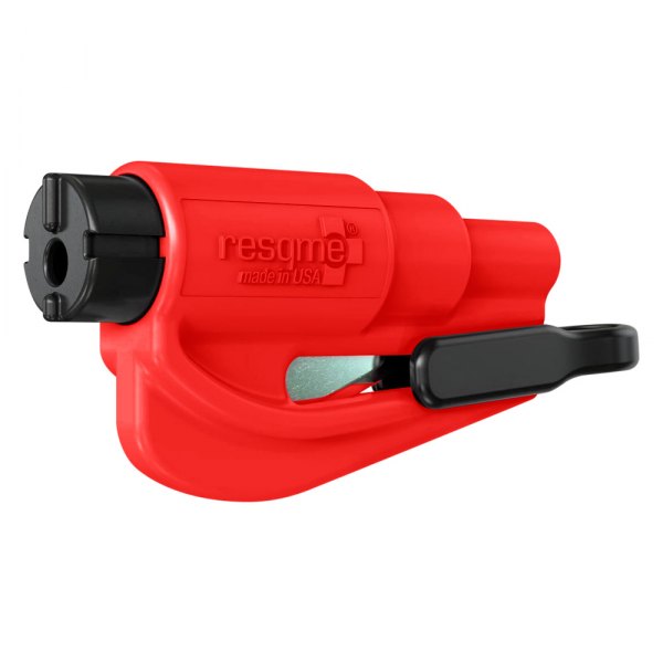 resqme® - Red Seatbelt Cutter and Window Breaker Tool