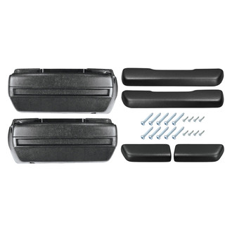 RESTOPARTS® - Front and Rear Armrest Base and Pad Kit