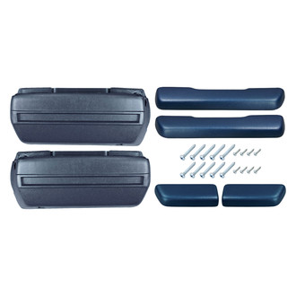 RESTOPARTS® - Front and Rear Armrest Base and Pad Kit