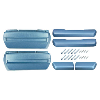 RESTOPARTS® - Front and Rear Armrest Base and Pad Kit