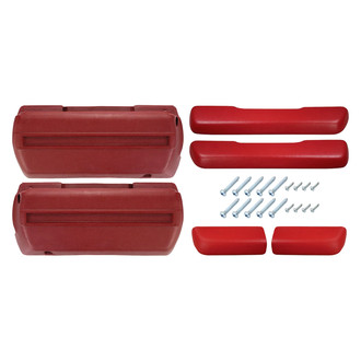RESTOPARTS® - Front and Rear Armrest Base and Pad Kit
