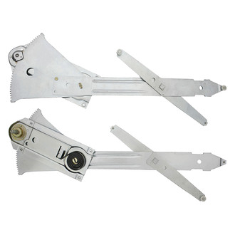 RESTOPARTS® - Front Driver and Passenger Side Manual Window Regulator Set