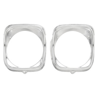 RESTOPARTS® - Inner and Outer Passenger Side Headlight Bezel Set