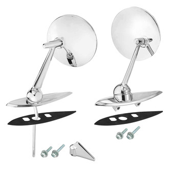 RESTOPARTS® - Side View Mirror and Control Knob Kit