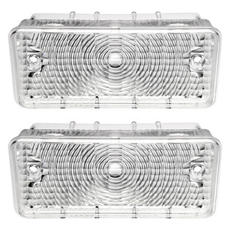 RESTOPARTS® - Driver and Passenger Side Replacement Parking Light Lenses