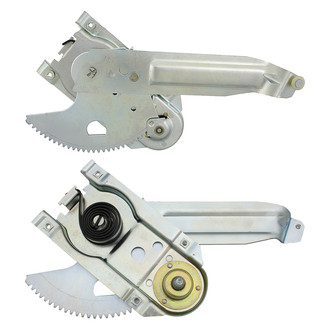 RESTOPARTS® - Rear Driver and Passenger Side Manual Quarter Window Regulator Set