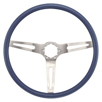 RESTOPARTS® - 3-Spoke Blue Comfort Grip Steering Wheel