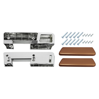 RESTOPARTS® - Rear Armrest Base and Pad Kit