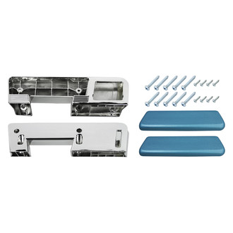 RESTOPARTS® - Rear Armrest Base and Pad Kit