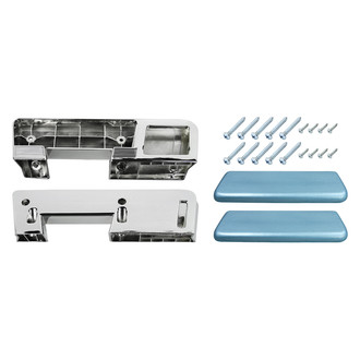 RESTOPARTS® - Rear Armrest Base and Pad Kit