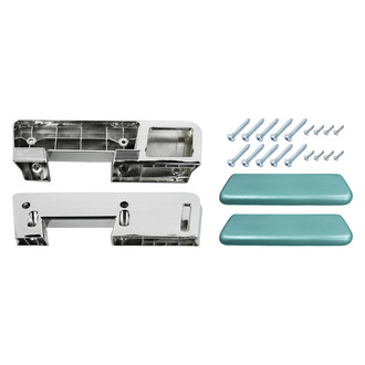 RESTOPARTS® - Rear Armrest Base and Pad Kit