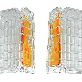 RESTOPARTS® - Driver and Passenger Side Replacement Turn Signal/Parking Lights