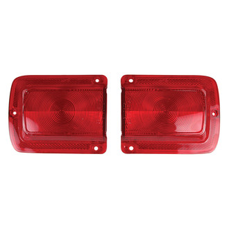RESTOPARTS® - Driver and Passenger Side Replacement Tail Light Lenses