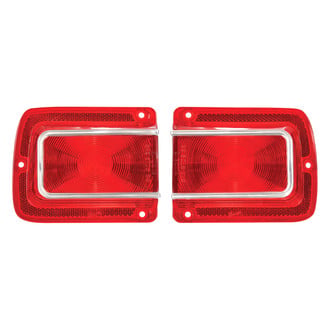 RESTOPARTS® - Driver and Passenger Side Replacement Tail Light Lenses