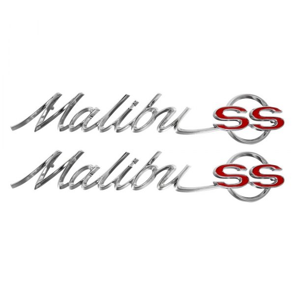 RESTOPARTS® - "Malibu SS" Quarter Panel Emblems