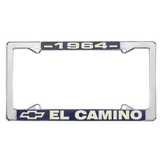 Restoparts® - License Plate Frame with 1964 El Camino Logo