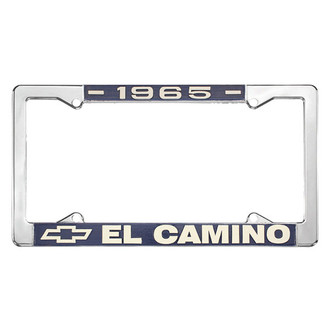 Restoparts® - License Plate Frame with 1965 El Camino Logo
