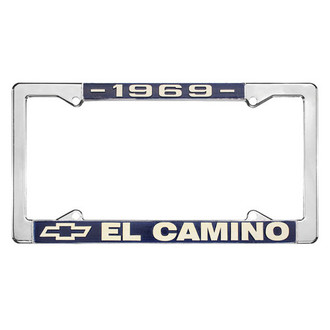 Restoparts® - License Plate Frame with 1969 El Camino Logo