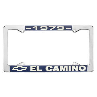 Restoparts® - License Plate Frame with 1979 El Camino Logo