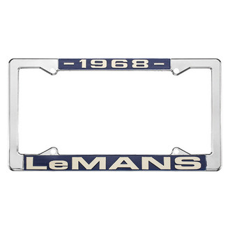 Restoparts® - License Plate Frame with 1968 LeMans Logo