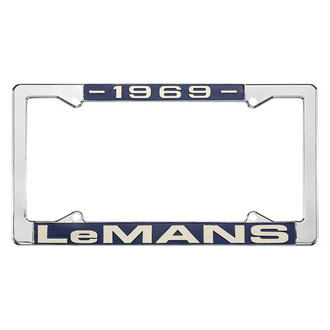 Restoparts® - License Plate Frame with 1969 LeMans Logo