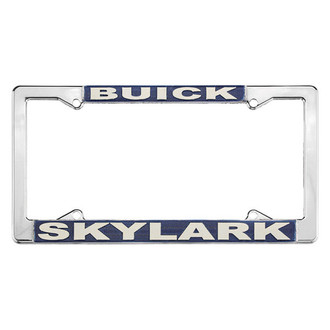 Restoparts® - License Plate Frame with Buick Skylark Logo