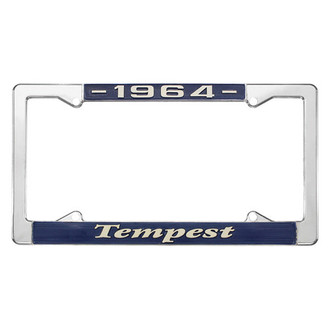 Restoparts® - License Plate Frame with 1964 Tempest Logo