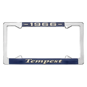 Restoparts® - License Plate Frame with 1966 Tempest Logo