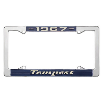 Restoparts® - License Plate Frame with 1967 Tempest Logo