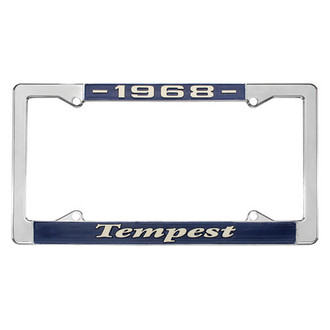 Restoparts® - License Plate Frame with 1968 Tempest Logo