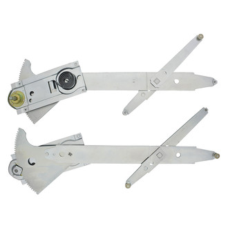 RESTOPARTS® - Front Driver and Passenger Side Manual Window Regulator Set