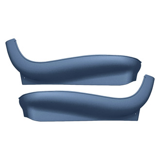 RESTOPARTS® - Bucket/Strato Bench Seat Base Slides, Dark Blue