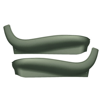 RESTOPARTS® - Bucket/Bench Seat Base Slides, Dark Green