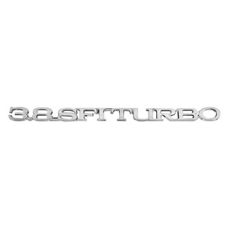 RESTOPARTS® - "3.8 SFI Turbo" Trunk Lid Emblem
