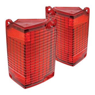 RESTOPARTS® - Driver and Passenger Side Replacement Tail Light Lenses