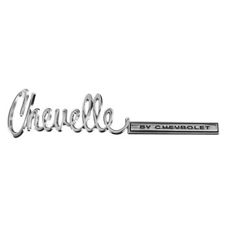 RESTOPARTS® - "Chevelle by Chevrolet" Trunk Lid Emblem