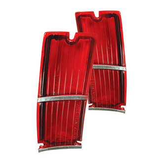 RESTOPARTS® - Driver and Passenger Side Replacement Tail Light Lenses