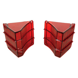 RESTOPARTS® - Driver and Passenger Side Replacement Tail Light Lenses