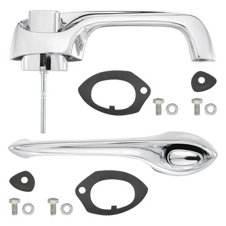 RESTOPARTS® - Front Driver and Passenger Side Exterior Door Handle Kit