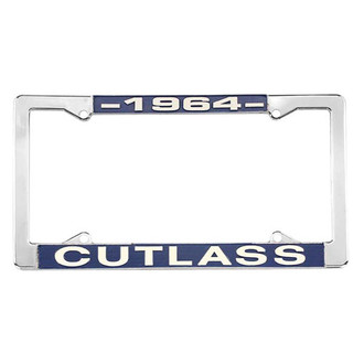 Restoparts® - License Plate Frame with 1964 Cutlass Logo