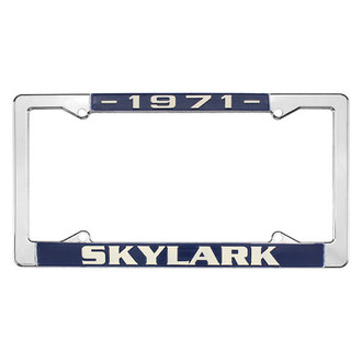Restoparts® - License Plate Frame with 1971 Skylark Logo
