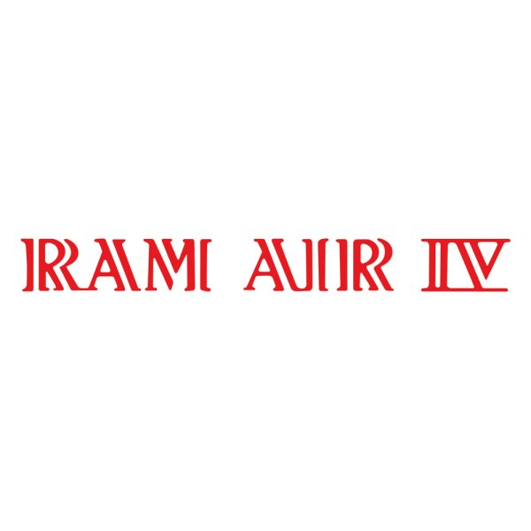 RESTOPARTS® - Hood Decal "Ram Air IV"